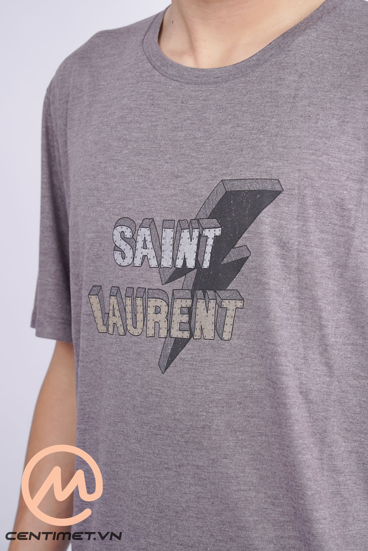 Ao phong Saint Laurent Lightning Bolt T-shirt 2234234