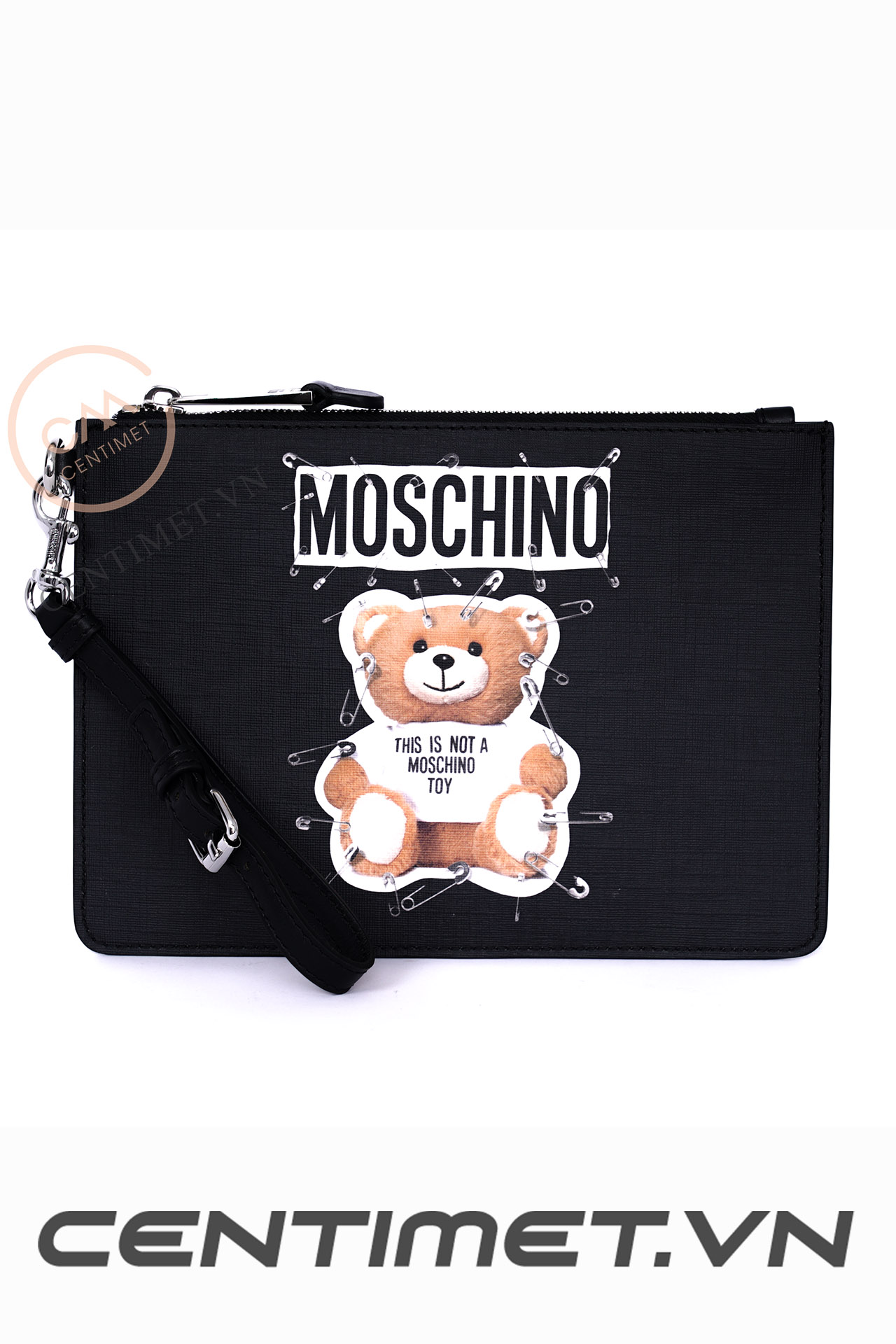 Clutch Moschino Safety Pin Teddy09556