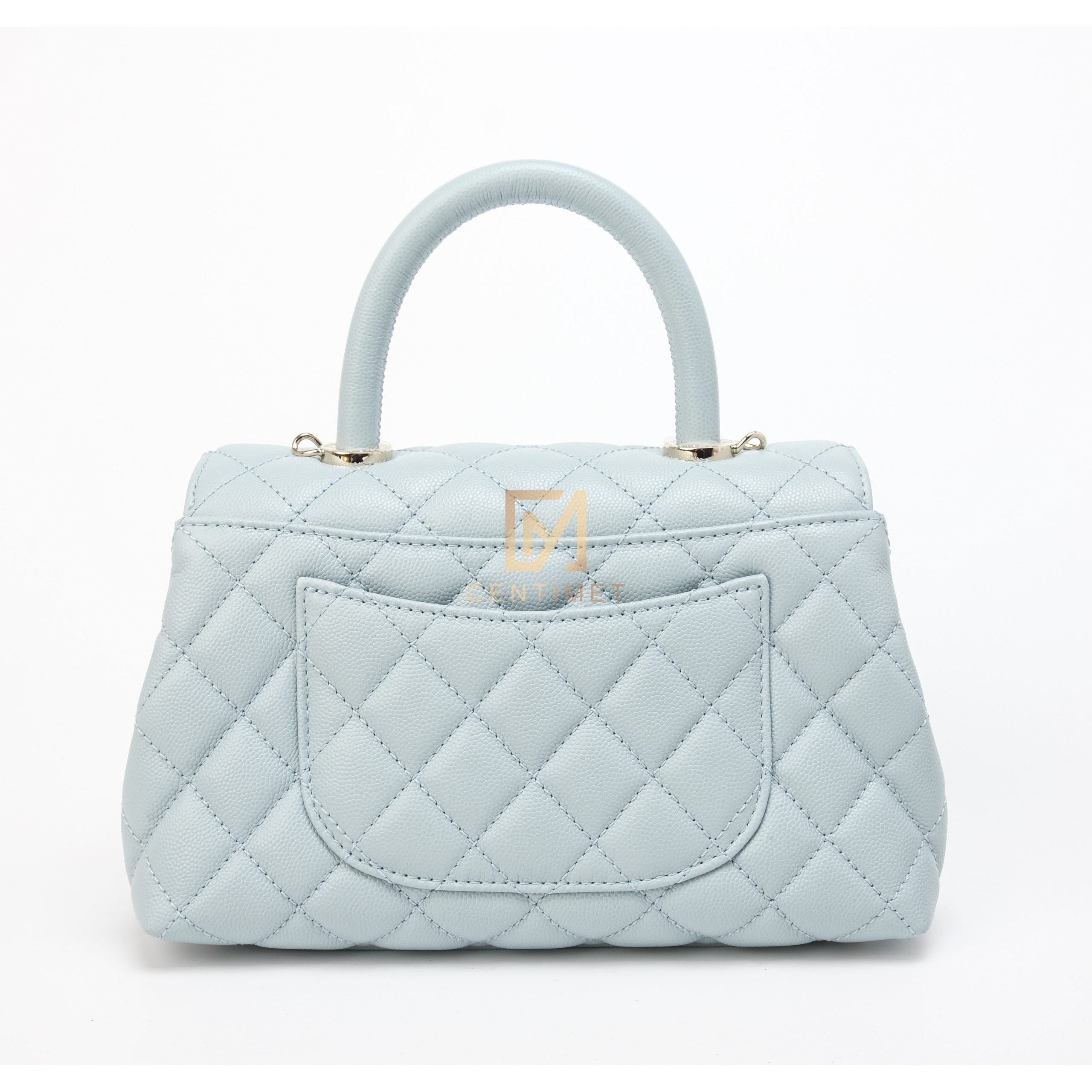Túi Xách Chanel Coco 9.5 Flap Bag Top Handle Mint - Centimet.Vn