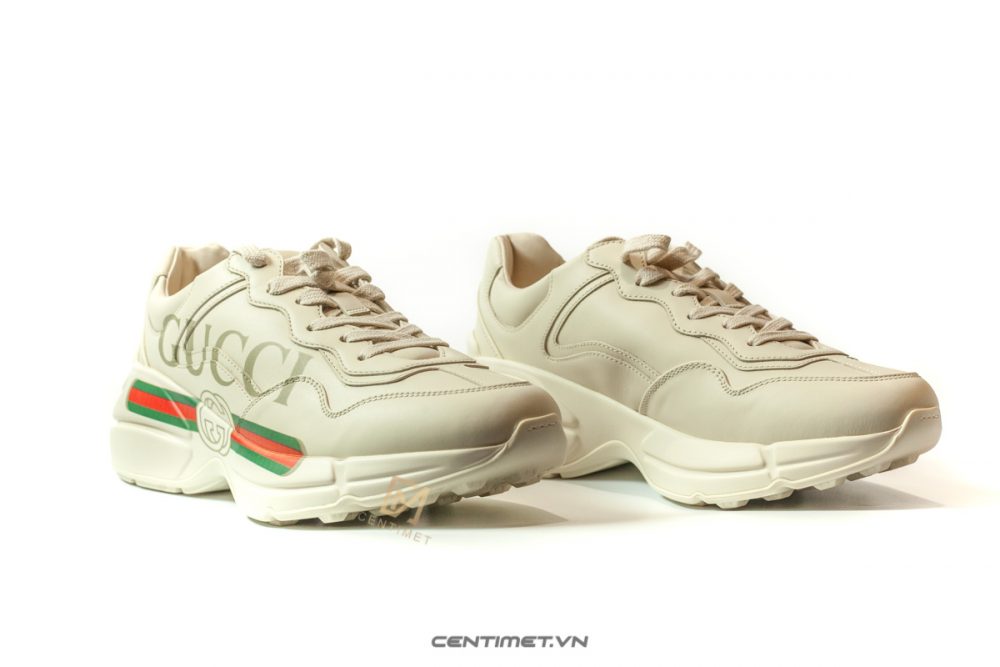 Giày Gucci Rhyton Logo Leather Sneaker (11)