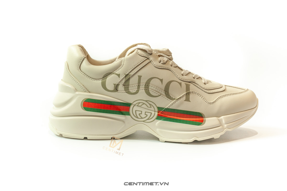 Giày Gucci Rhyton Logo Leather Sneaker (7)