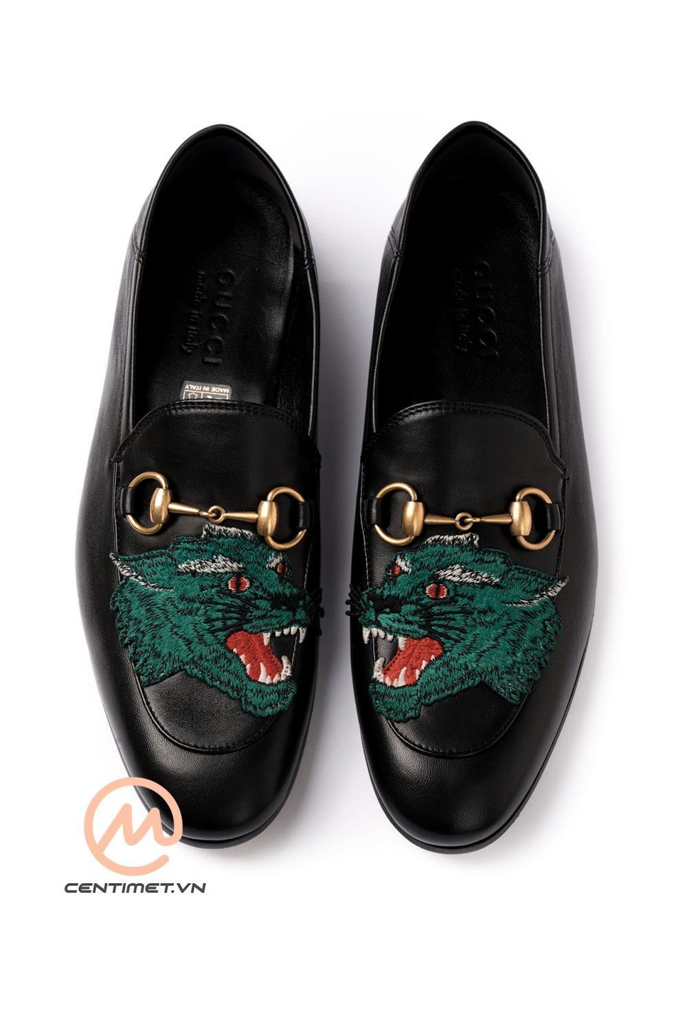Giay Gucci Wolf Leather Loafer-5 (1)