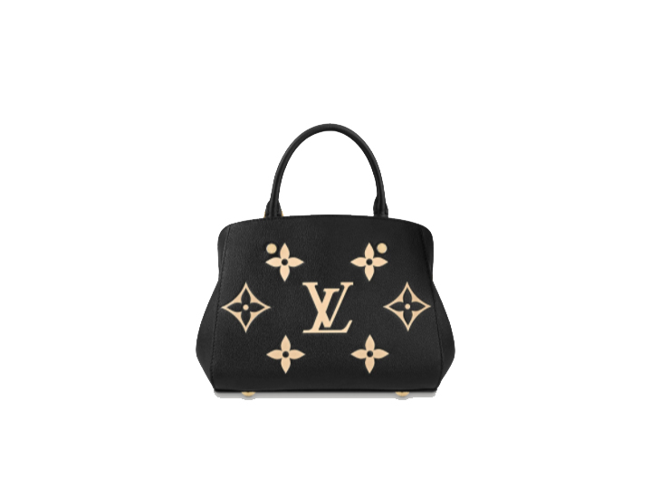 M45778 Louis Vuitton Monogram Motif Montaigne BB-Black