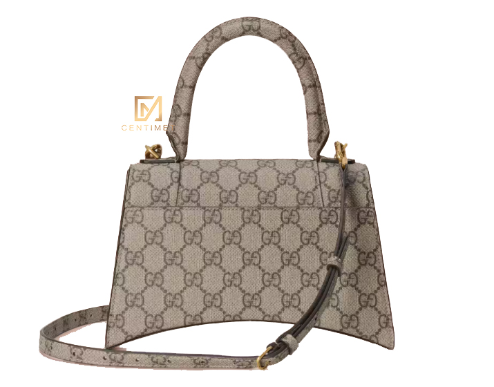Gucci x Balenciaga The Hacker Project Small Hourglass Bag BeigeEbony in  CanvasLeather with Goldtone  US