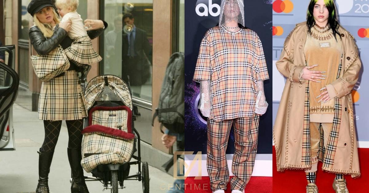 họa tiết caro Burberry