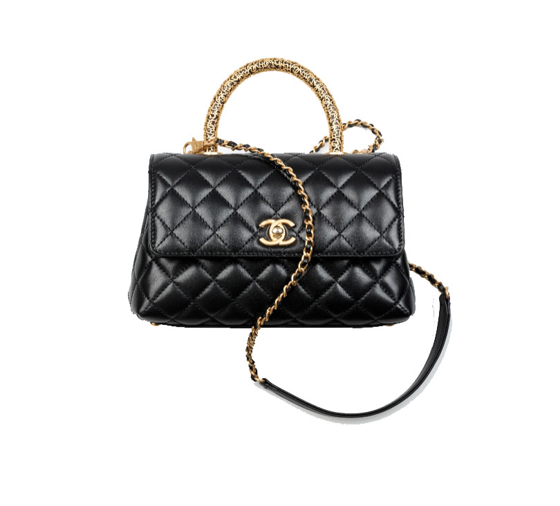 Túi Chanel Coco  Flap Bag With Top Handle 