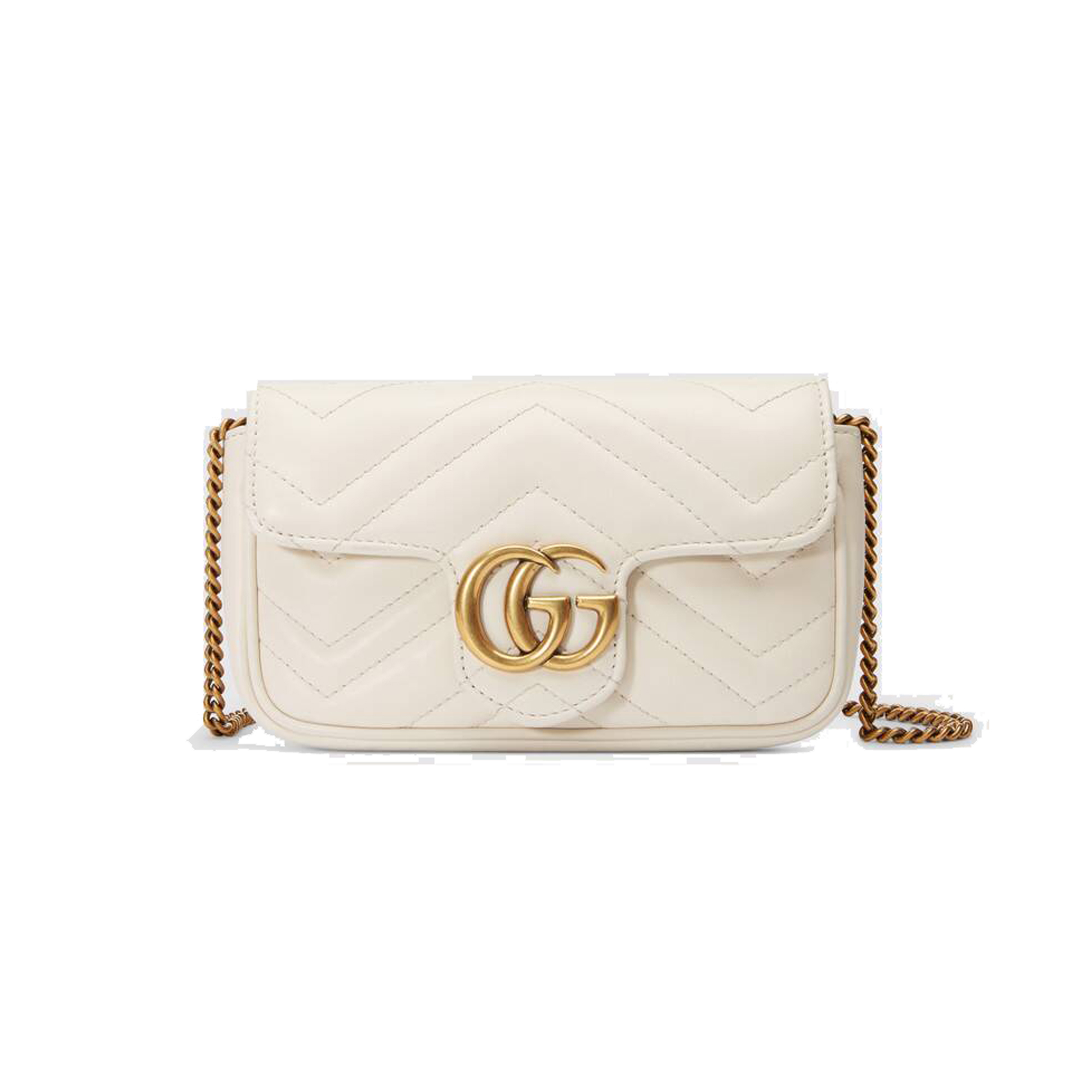 Túi Gucci Marmont Matelasse Super Mini Bag In White - Centimet.Vn