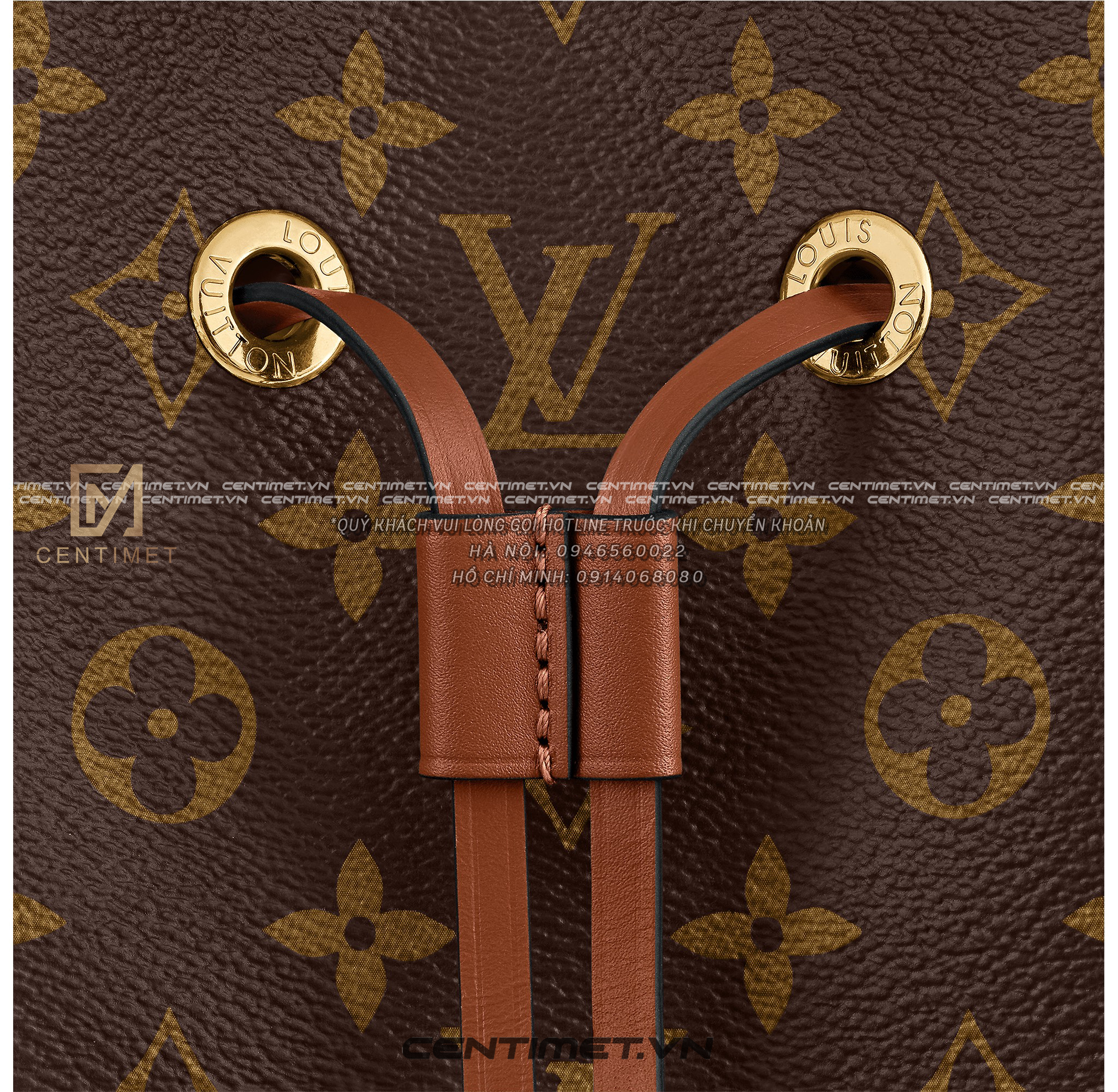 Louis Vuitton Black  Beige Bicolour Monogram Empreinte Leather Neonoe MM   wwwthatbagiwantcom