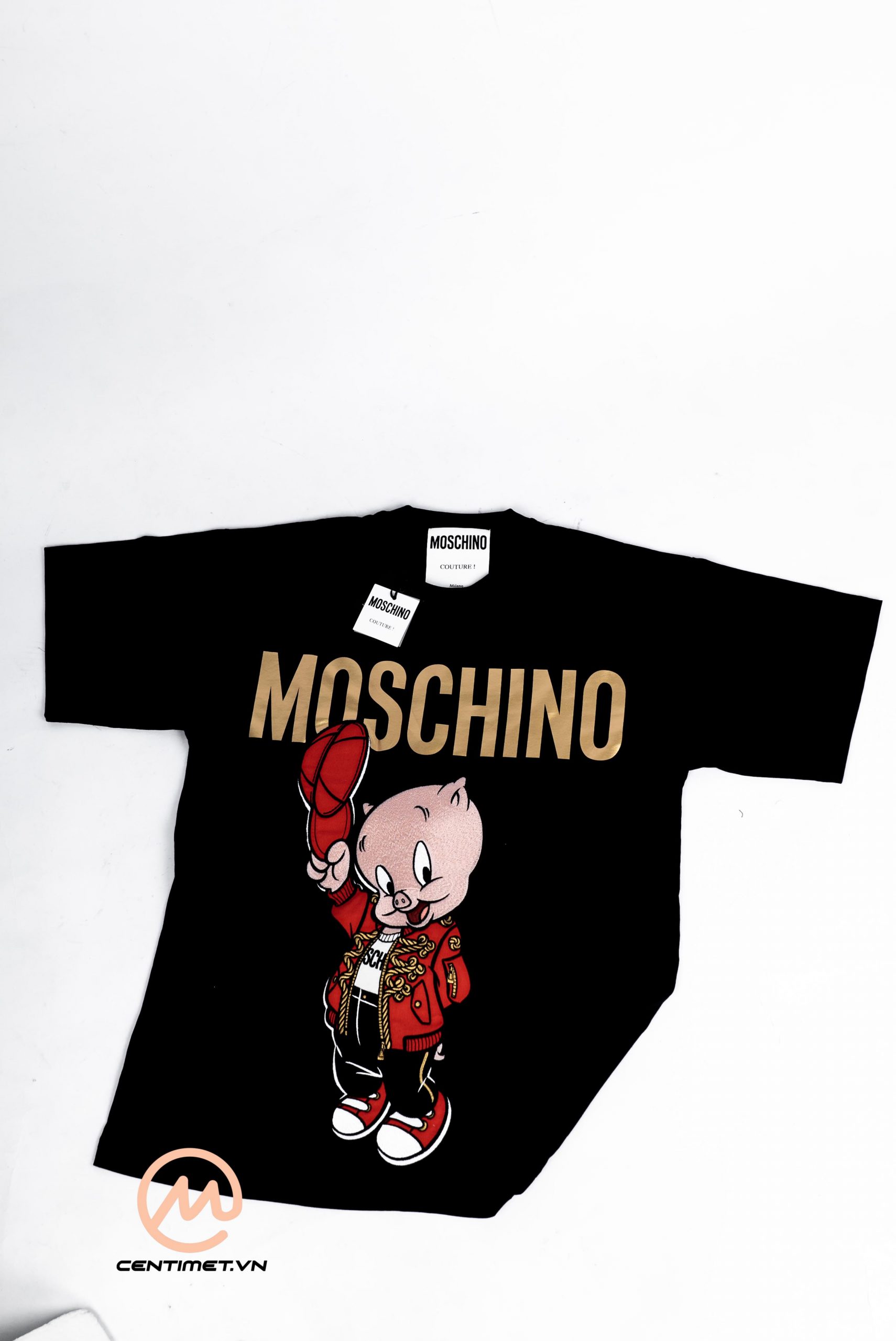 Ao Moschino Porky Pig Print T-shirt 991Z04114